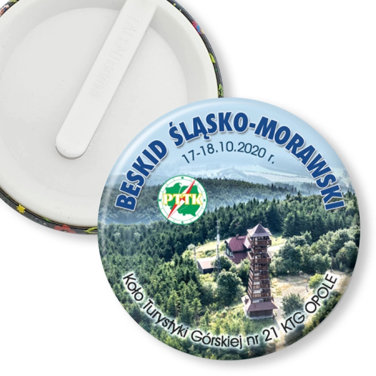 przypinka klips Beskid Śląsko-Morawski