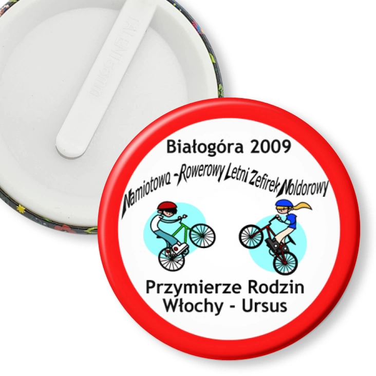 przypinka klips Białogóra 2009