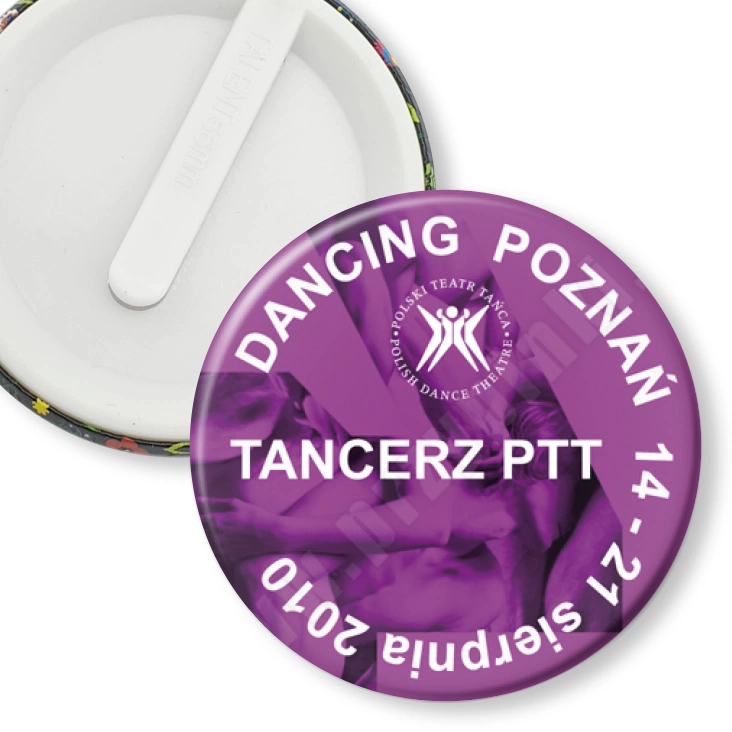 przypinka klips Dancing Poznań 2010 - tancerz PTT