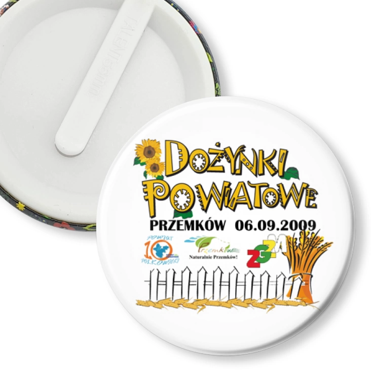 przypinka klips Dożynki Powiatowe - Przemków 2009