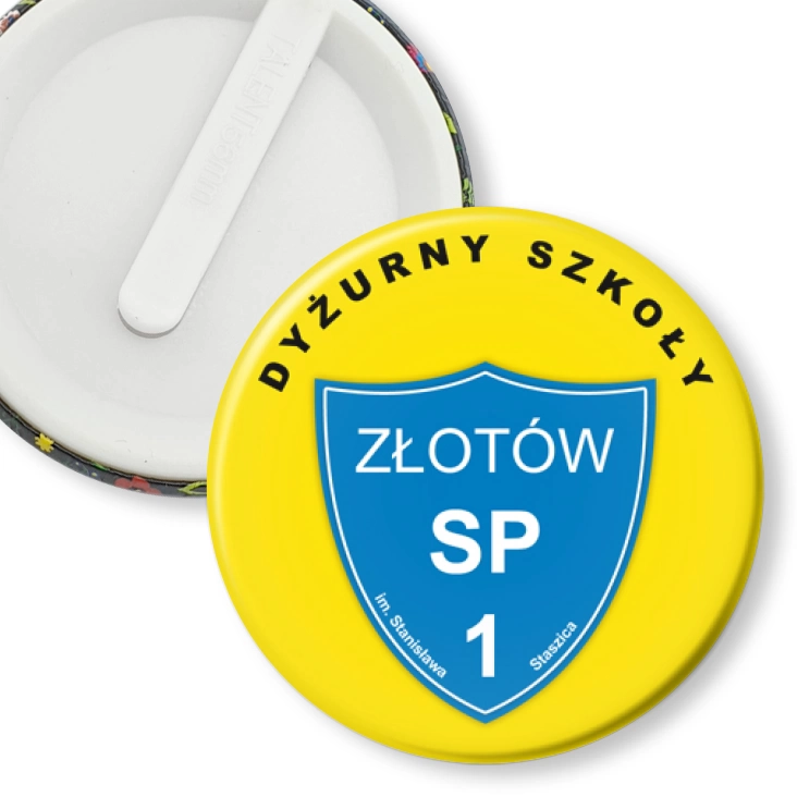 przypinka klips Dyżurny Szkoły