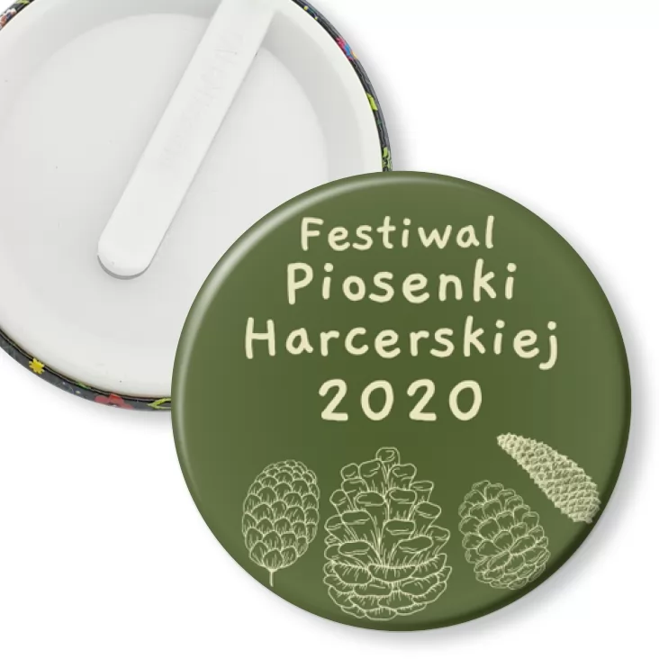 przypinka klips Festiwal Piosenki Harcerskiej 2020