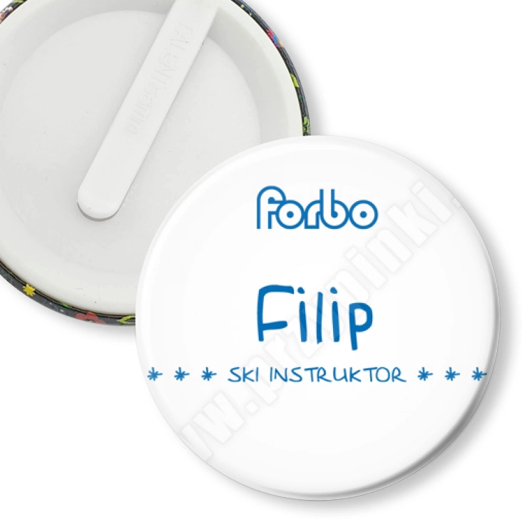 przypinka klips Forbo