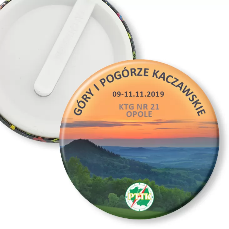przypinka klips Góry i Pogórze Kaczawskie