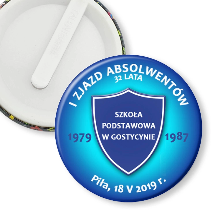 przypinka klips I Zjazd Absolwentów