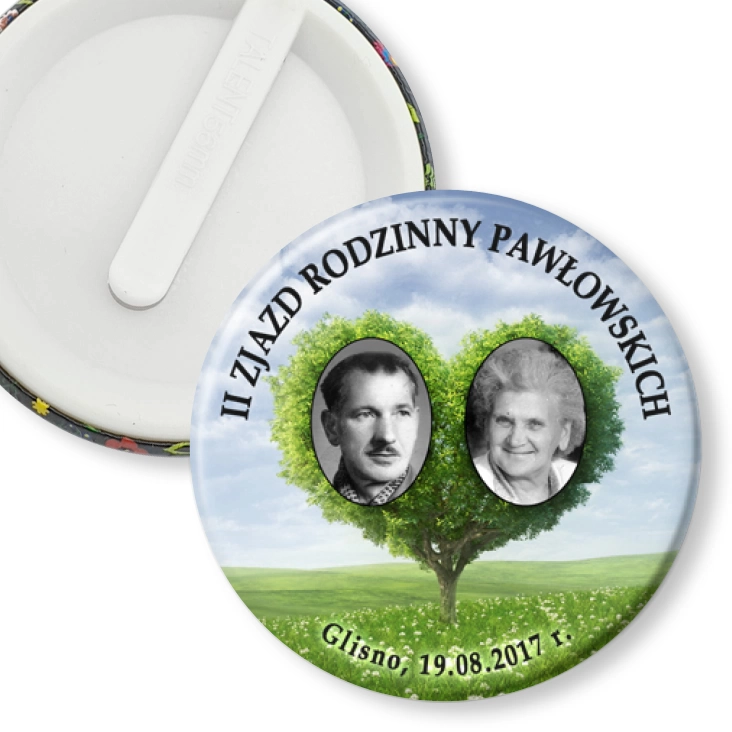 przypinka klips II Zjazd Rodziny Pawłowskich