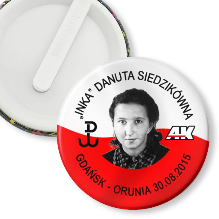 przypinka klips INKA