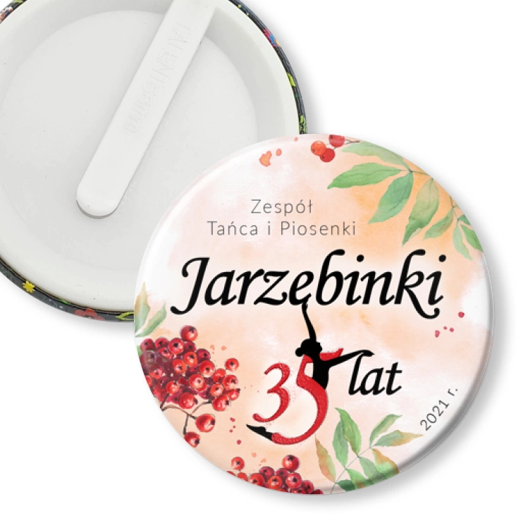 przypinka klips Jarzębinki