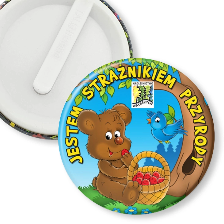 przypinka klips Jestem Strażnikiem Przyrody
