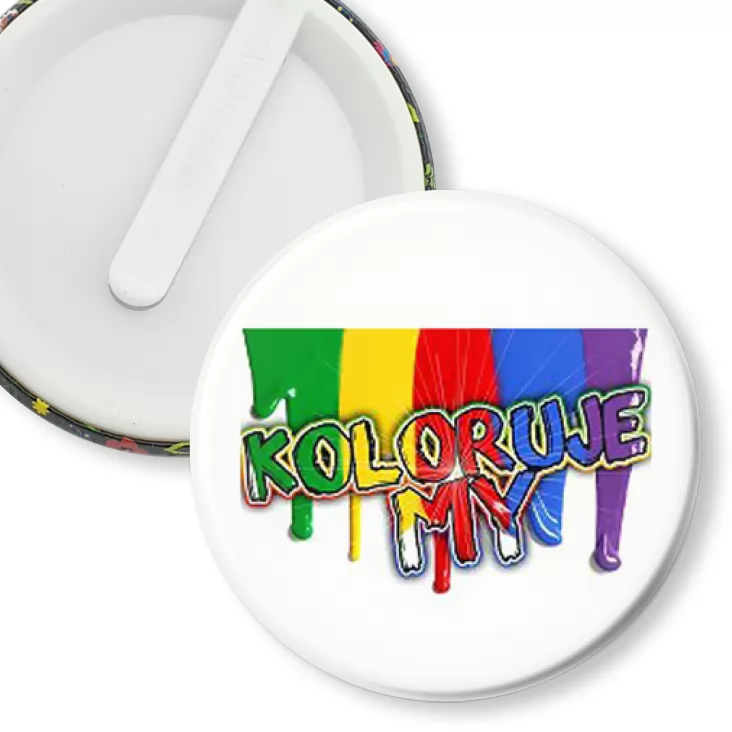 przypinka klips KolorujeMy