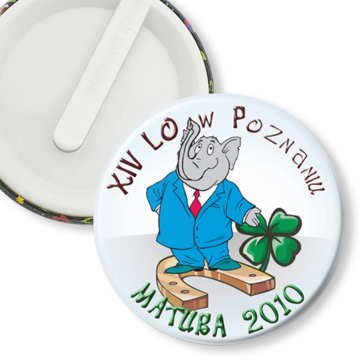 przypinka klips Matura 2010 LO XIV Poznań