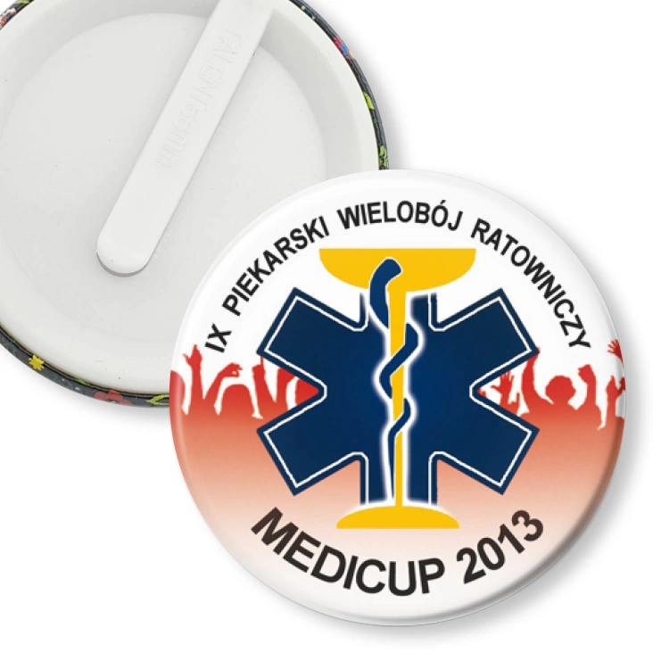 przypinka klips Medicup 2013