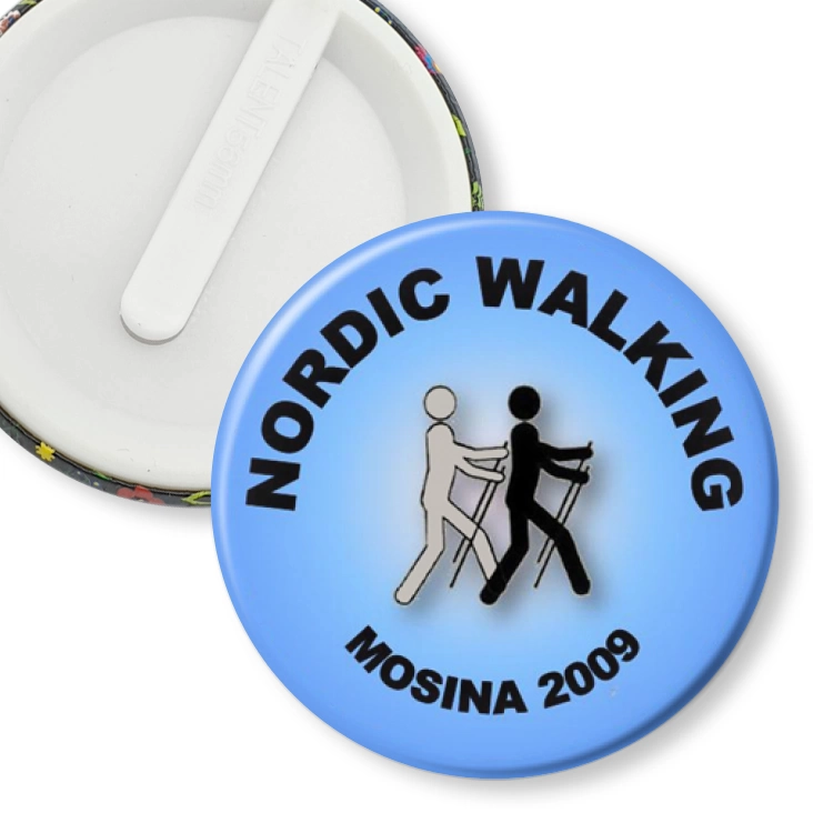 przypinka klips Nordic Walking