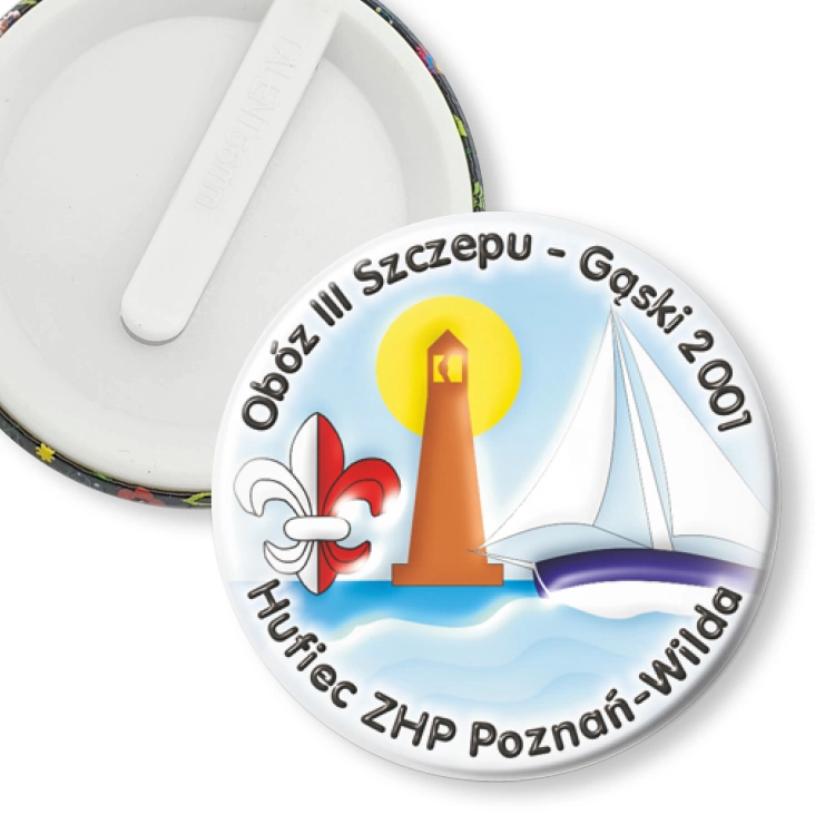 przypinka klips Obóz III Szczepu - Gąski