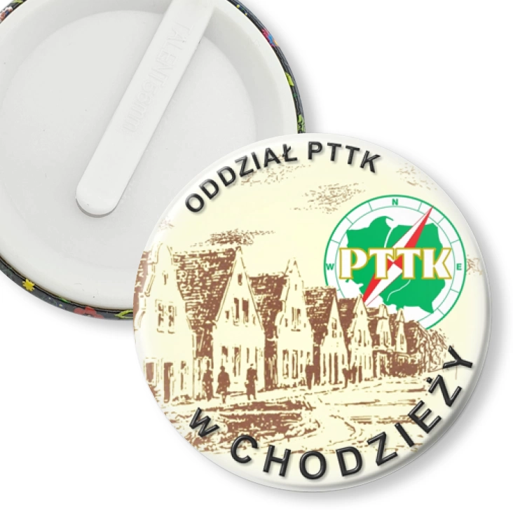 przypinka klips Oddział PTTK w Chodzieży 