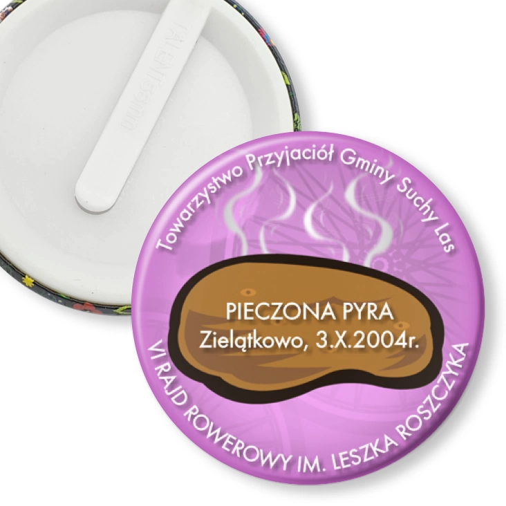 przypinka klips Pieczona Pyra 2004