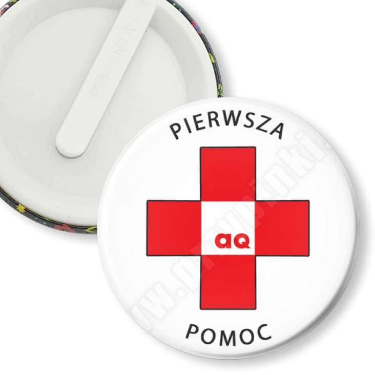 przypinka klips Pierwsza pomoc