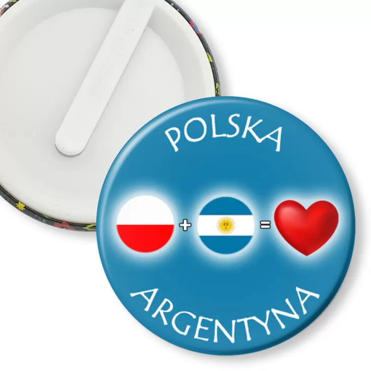 przypinka klips Polska Argentyna