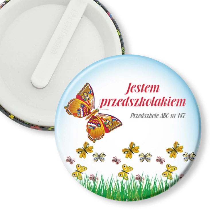 przypinka klips Przedszkole ABC nr 147