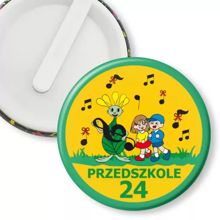 przypinka klips Przedszkole nr 24 w Poznaniu