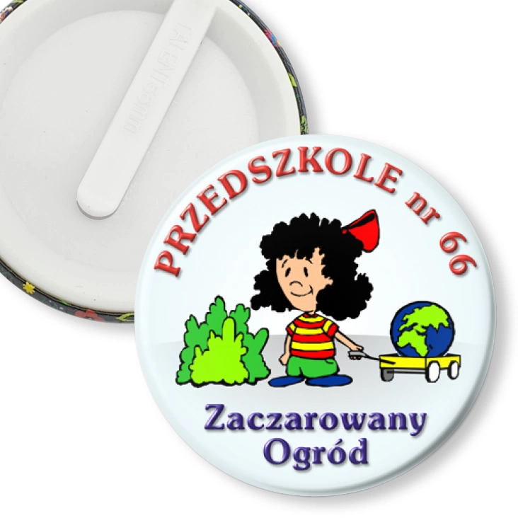 przypinka klips Przedszkole nr 66