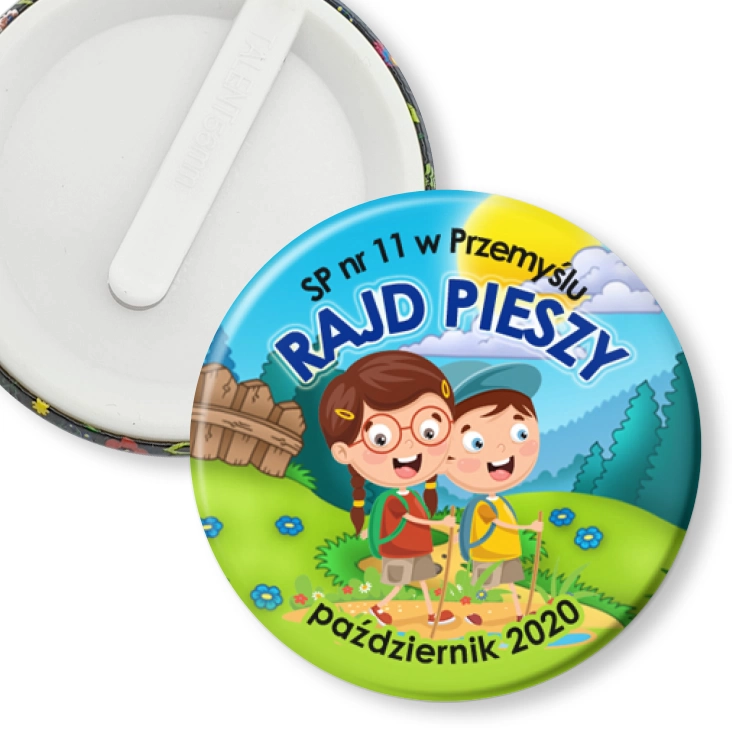 przypinka klips Rajd pieszy SP nr 11 w Przemyślu