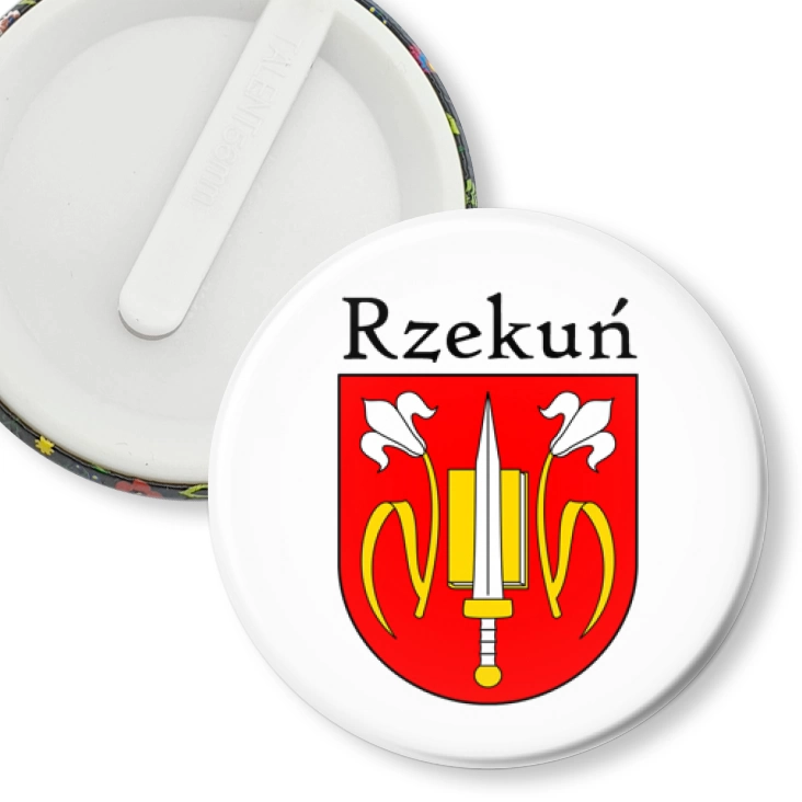 przypinka klips Rzekuń