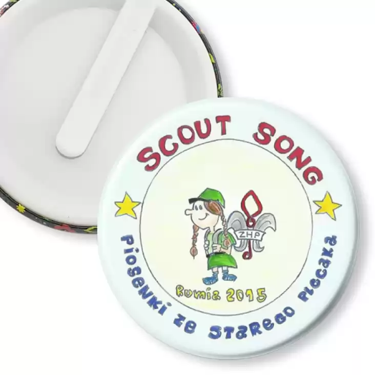 przypinka klips Scout song