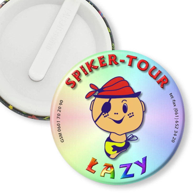 przypinka klips Spiker-Tour Łazy