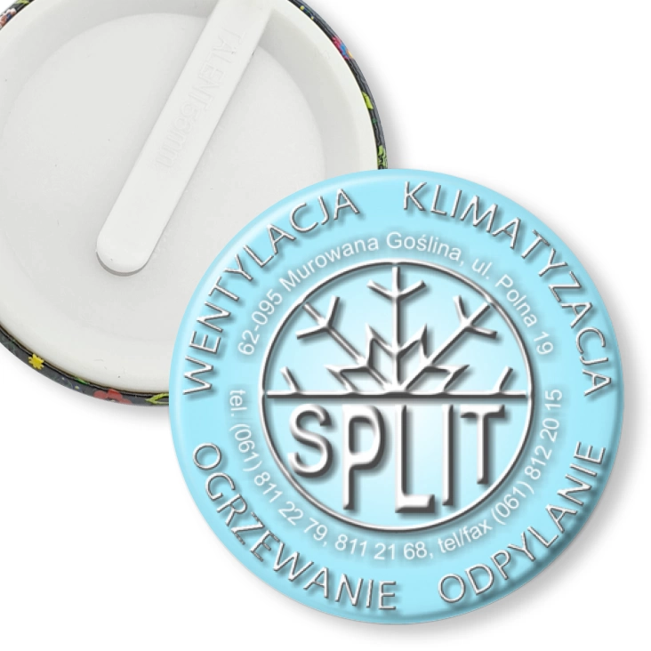 przypinka klips SPLIT