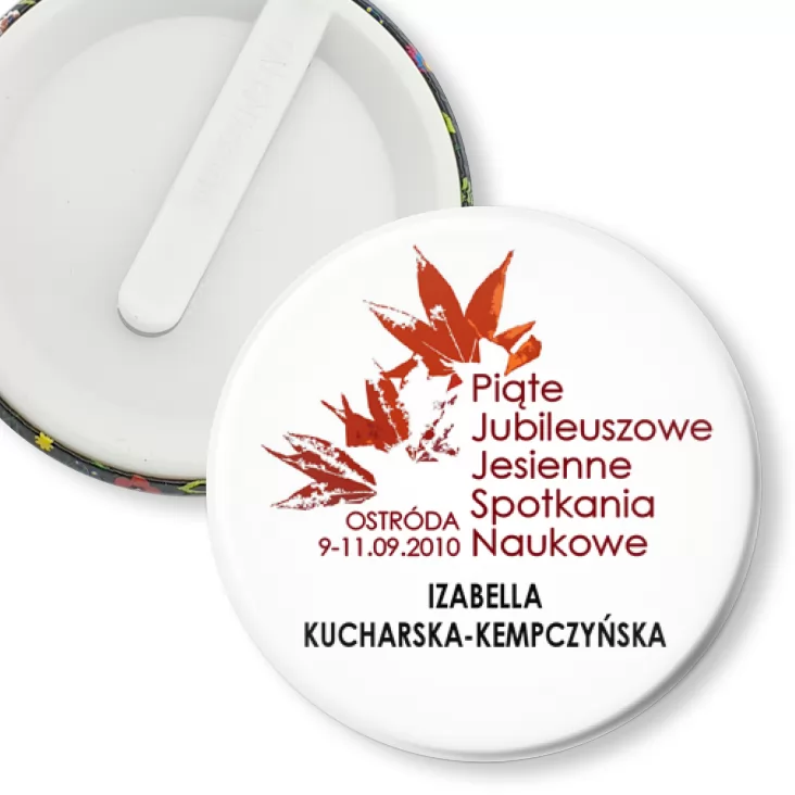 przypinka klips Spotkania Naukowe - Ostróda 2010