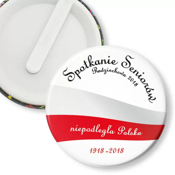 przypinka klips Spotkanie seniorów