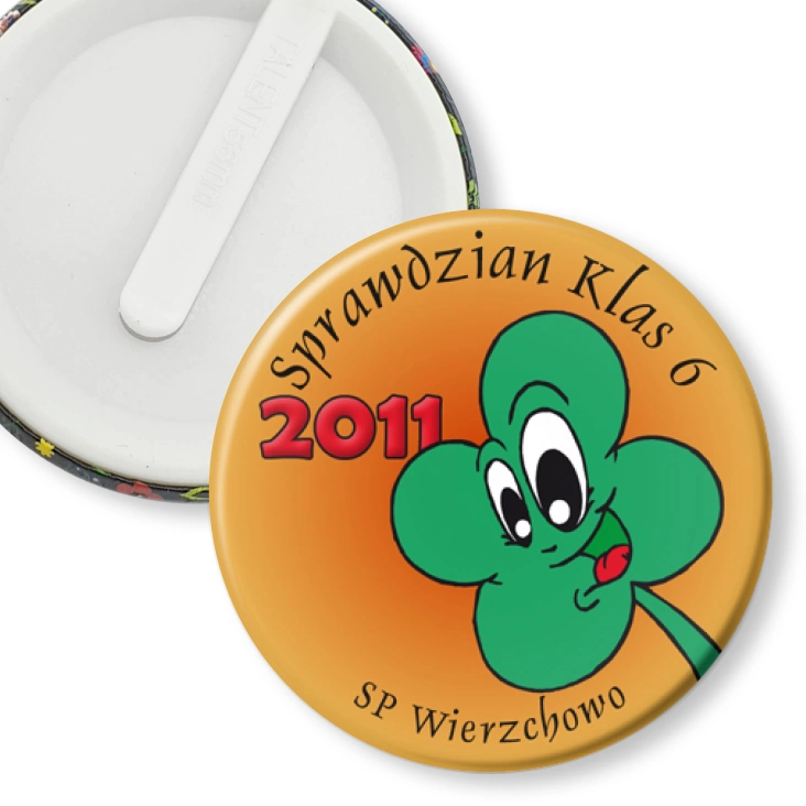 przypinka klips Sprawdzian klas 6