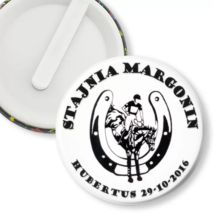 przypinka klips Stajnia Margonin - Hubertus 2015