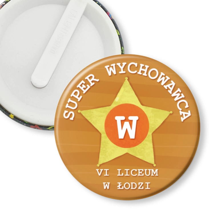 przypinka klips Super Wychowawca