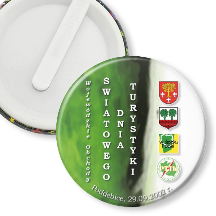 przypinka klips Światowy Dzień Turystyki