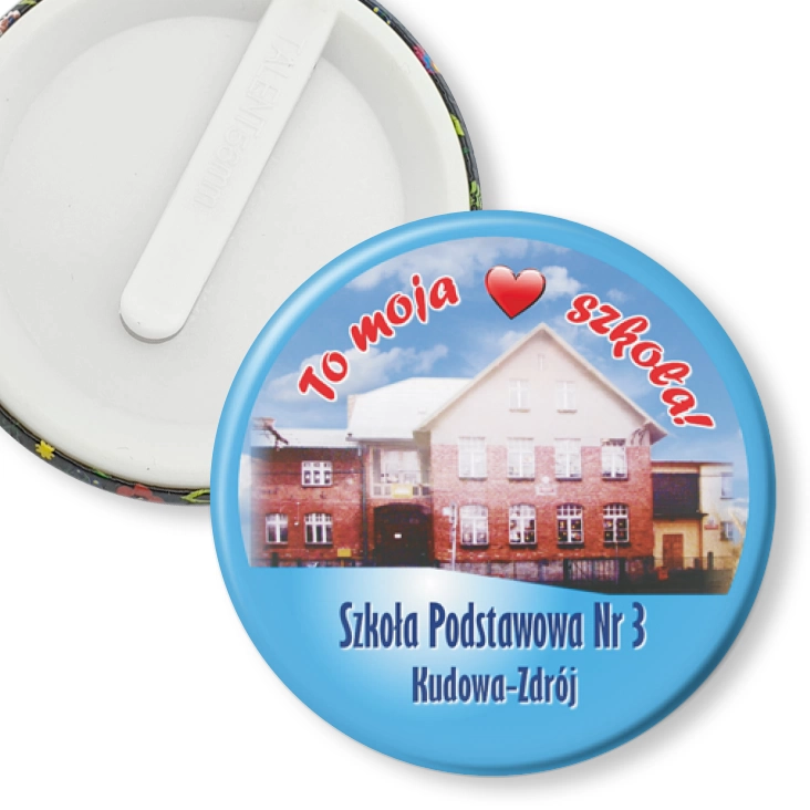 przypinka klips Szkoła Podstawowa - Kudowa Zdrój