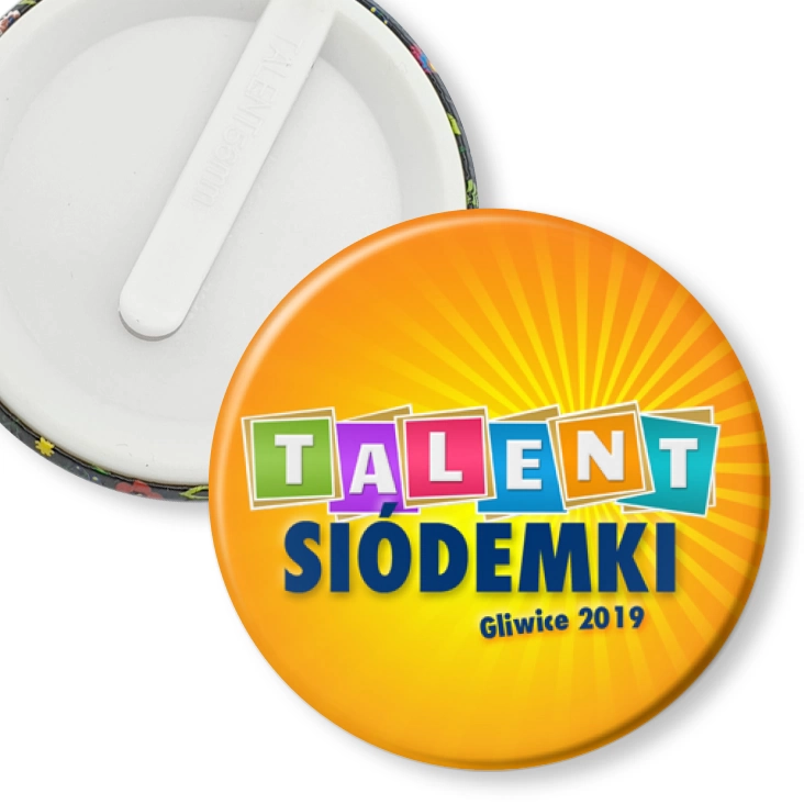 przypinka klips Talent siódemki