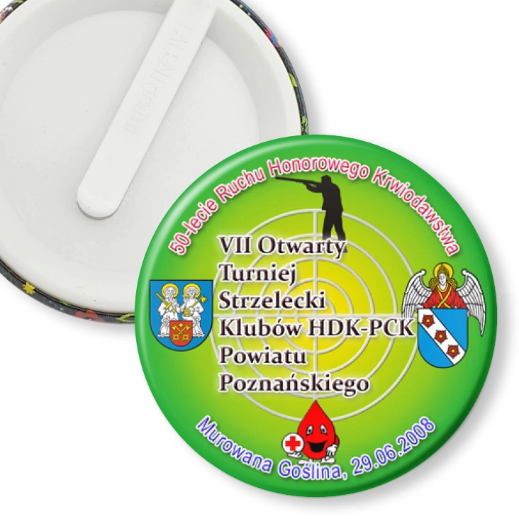 przypinka klips VII Turniej Strzelecki HDK-PCK