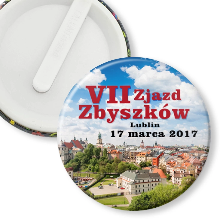 przypinka klips VII Zjazd Zbyszków
