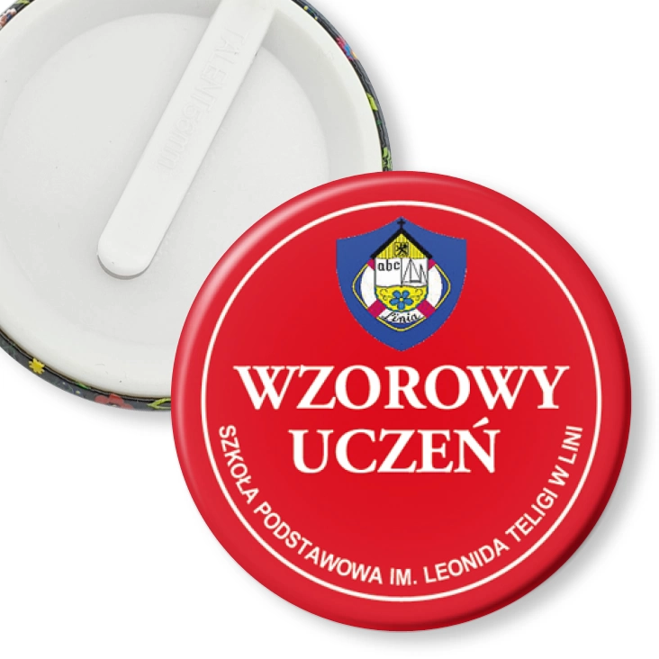 przypinka klips Wzorowy Uczeń