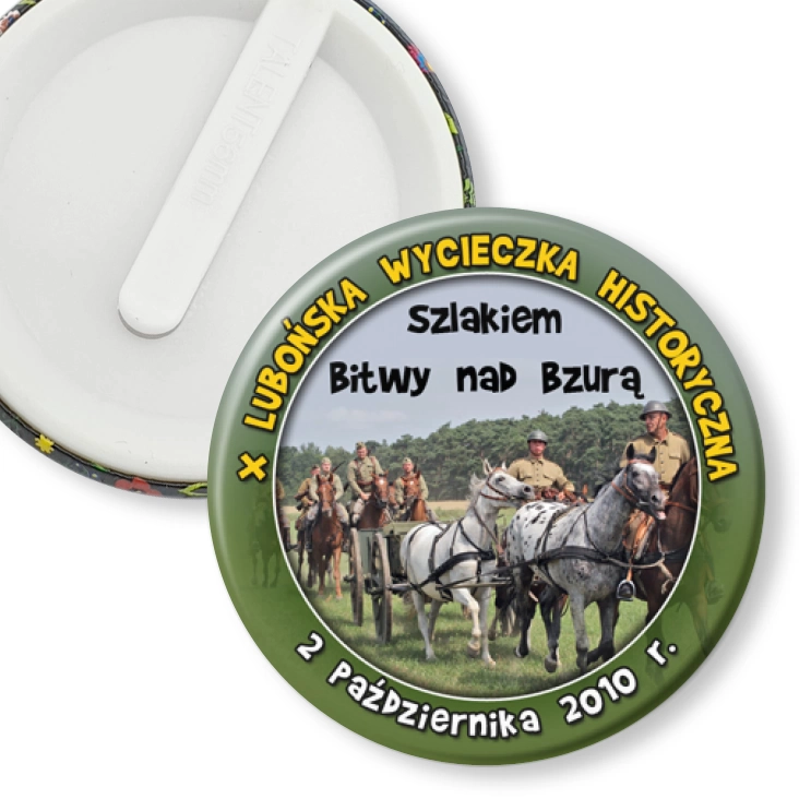 przypinka klips X Lubońska Wycieczka Historyczna