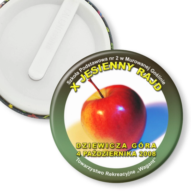 przypinka klips X Rajd Jesienny