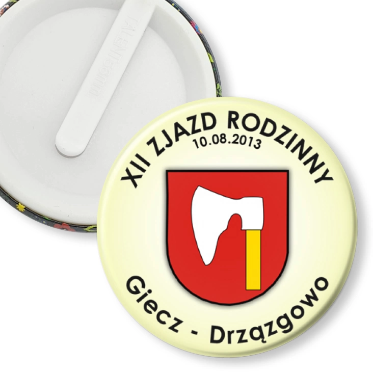 przypinka klips XII Zjazd Rodzinny