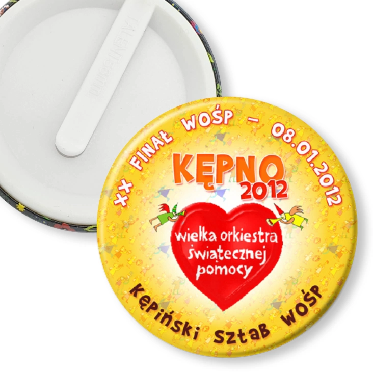 przypinka klips XX Finał WOŚP - Kępno 2012