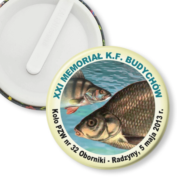 przypinka klips XXI Memoriał K.F. Budychów