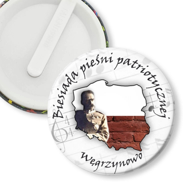przypinka klips Biesiada pieśni patriotycznej