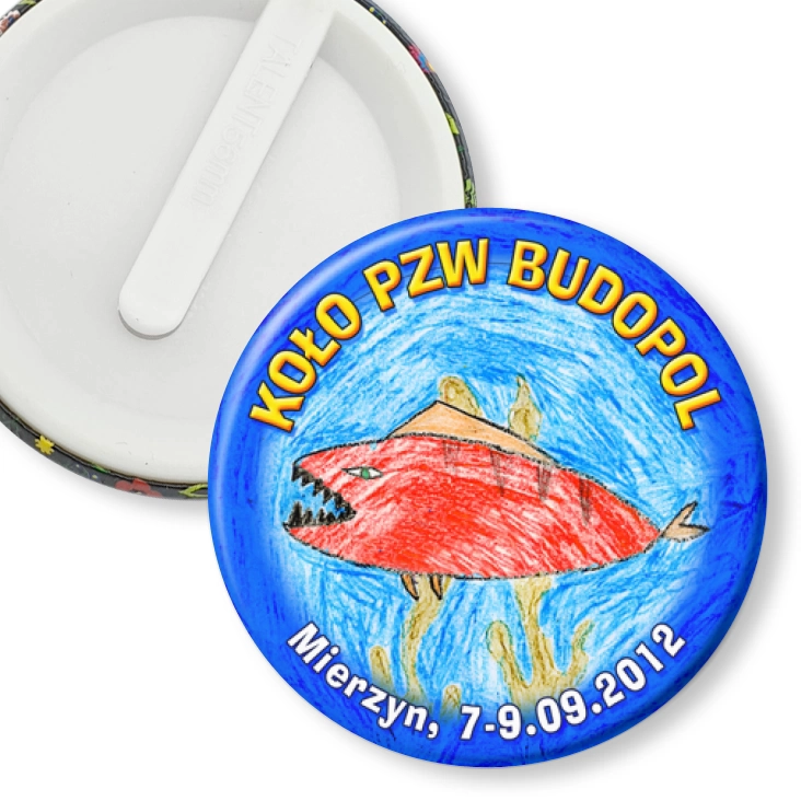 przypinka klips Budopol
