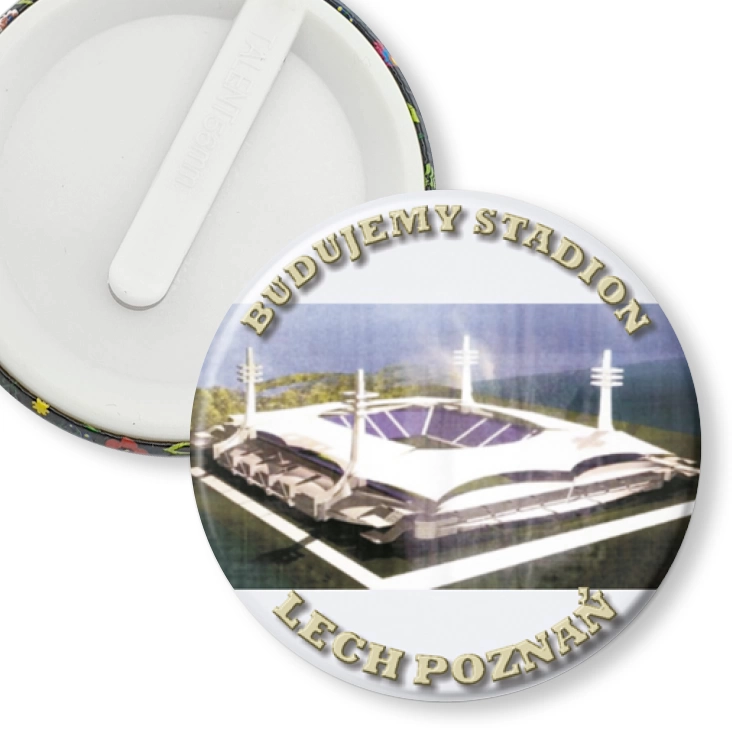 przypinka klips Budujemy stadion - Lech Poznań