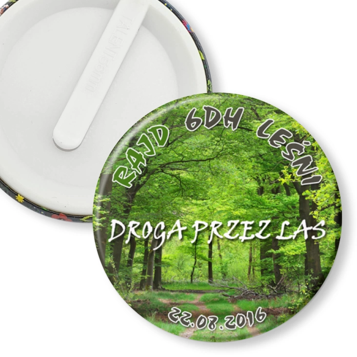 przypinka klips Droga przez Las